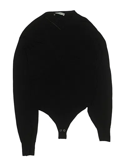 Pre-owned Zara Bodysuit In Black