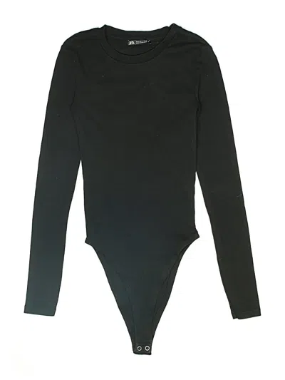 Pre-owned Zara Bodysuit In Black