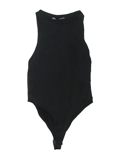 Pre-owned Zara Bodysuit In Black