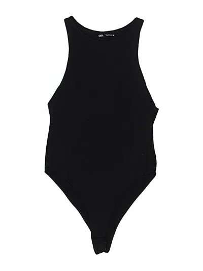 Pre-owned Zara Bodysuit In Black