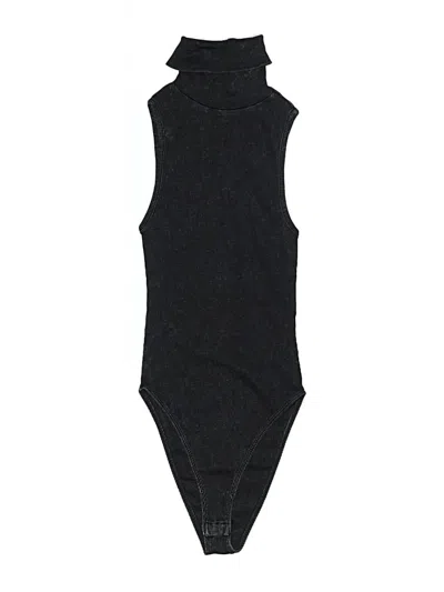 Pre-owned Zara Bodysuit In Black