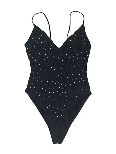 Pre-owned Zara Bodysuit In Black