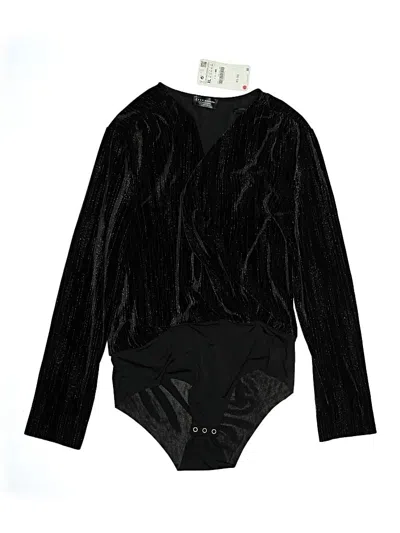 Pre-owned Zara Bodysuit In Black