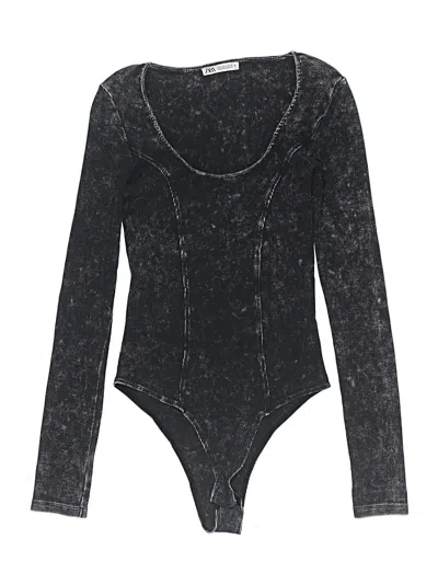 Pre-owned Zara Bodysuit In Black