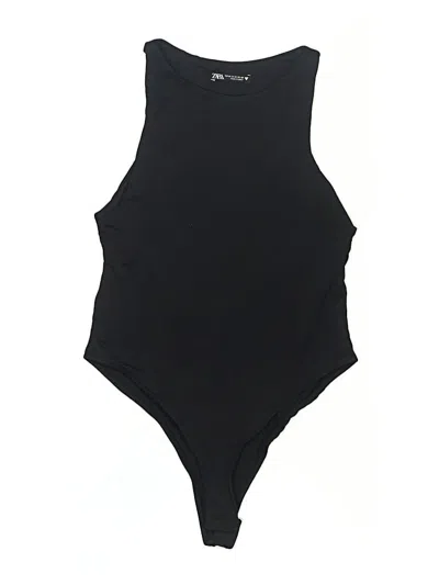 Pre-owned Zara Bodysuit In Black