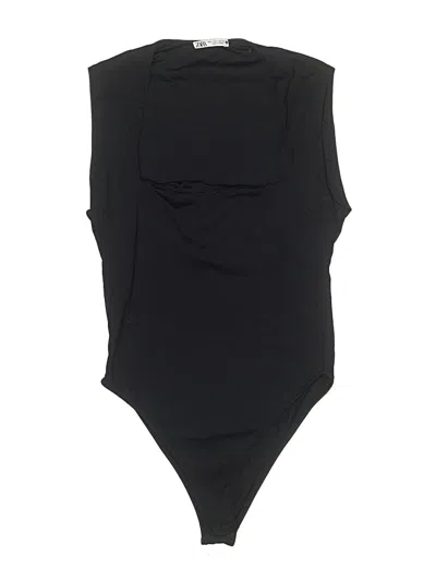 Pre-owned Zara Bodysuit In Black