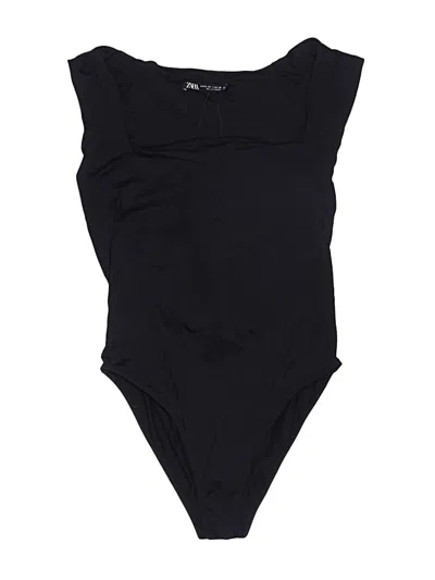 Pre-owned Zara Bodysuit In Black