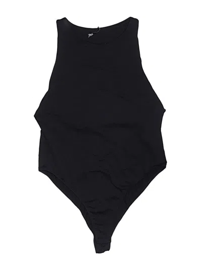 Pre-owned Zara Bodysuit In Black