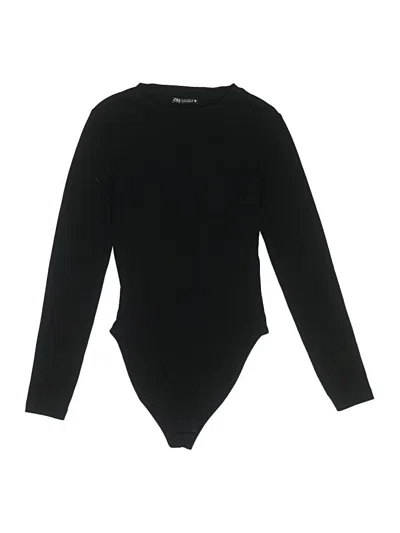 Pre-owned Zara Bodysuit In Black
