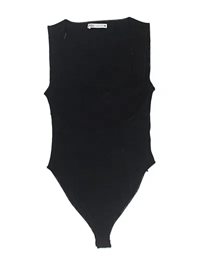 Pre-owned Zara Bodysuit In Black