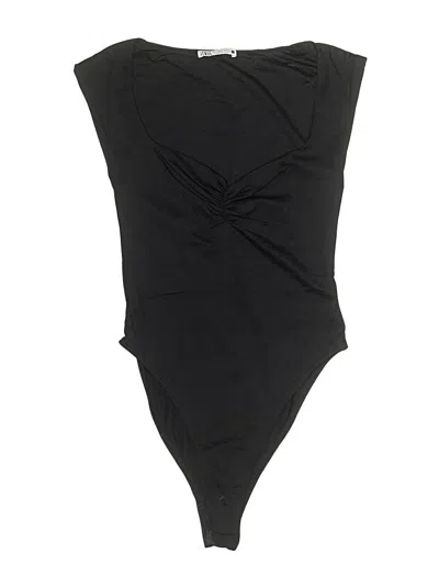 Pre-owned Zara Bodysuit In Black