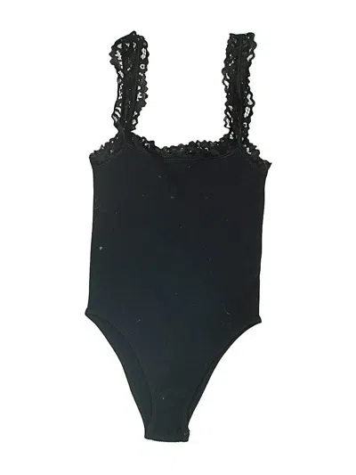 Pre-owned Zara Bodysuit In Black