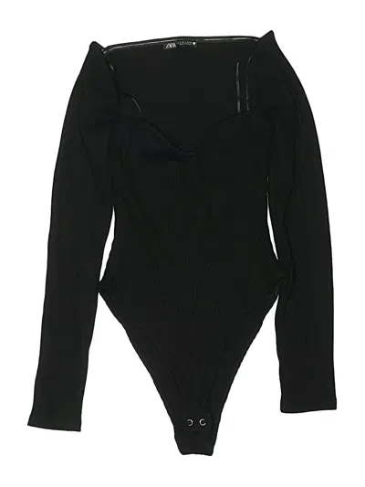 Pre-owned Zara Bodysuit In Black