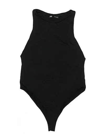 Pre-owned Zara Bodysuit In Black