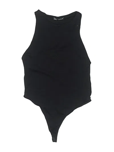 Pre-owned Zara Bodysuit In Black