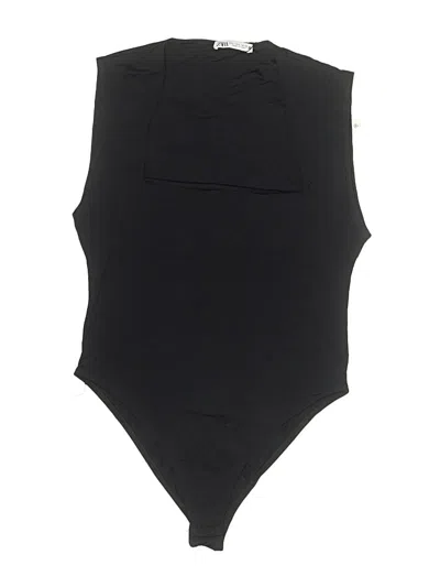 Pre-owned Zara Bodysuit In Black