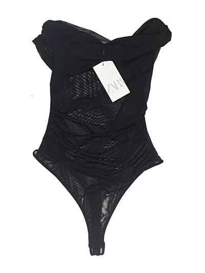 Pre-owned Zara Bodysuit In Black