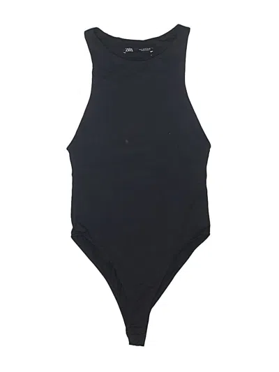 Pre-owned Zara Bodysuit In Black