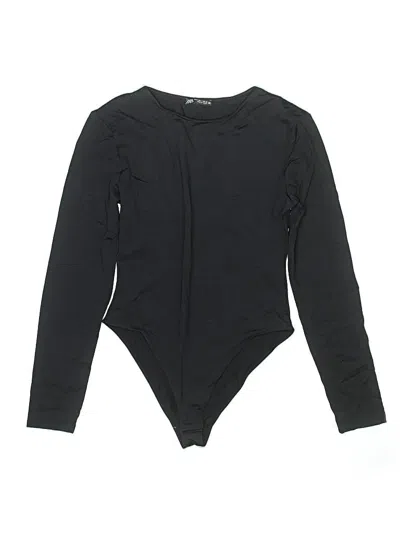 Pre-owned Zara Bodysuit In Black