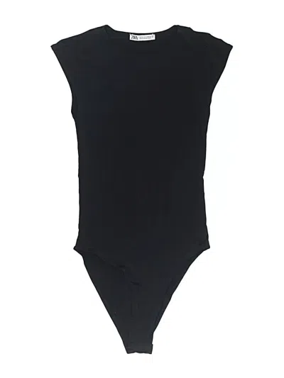 Pre-owned Zara Bodysuit In Black