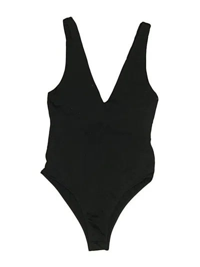 Pre-owned Zara Bodysuit In Black