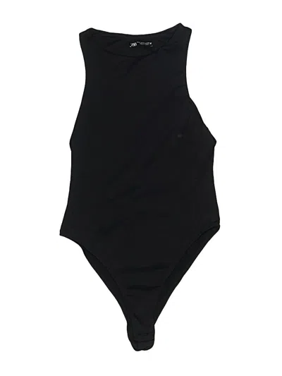 Pre-owned Zara Bodysuit In Black