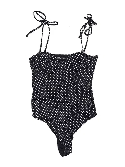 Pre-owned Zara Bodysuit In Black