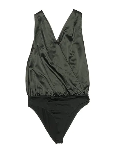 Pre-owned Zara Bodysuit In Black