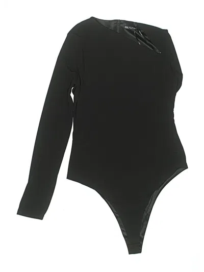 Pre-owned Zara Bodysuit In Black