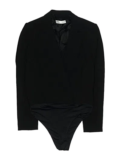 Pre-owned Zara Bodysuit In Black