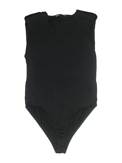 Pre-owned Zara Bodysuit In Black