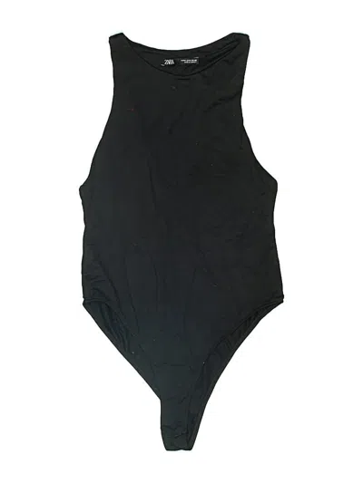 Pre-owned Zara Bodysuit In Black