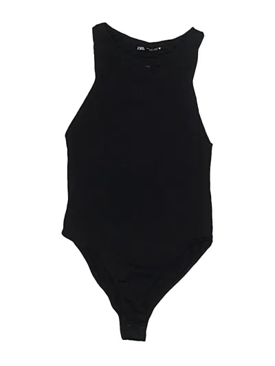 Pre-owned Zara Bodysuit In Black