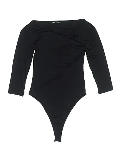 Pre-owned Zara Bodysuit In Black