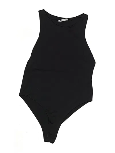 Pre-owned Zara Bodysuit In Black