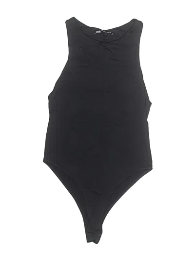 Pre-owned Zara Bodysuit In Black