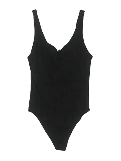 Pre-owned Zara Bodysuit In Black