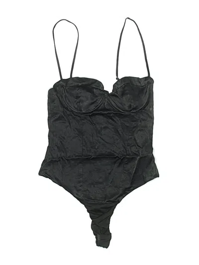 Pre-owned Zara Bodysuit In Black