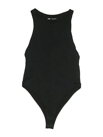 Pre-owned Zara Bodysuit In Black