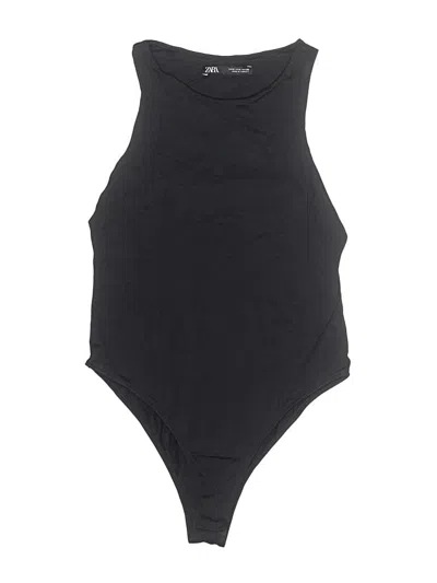 Pre-owned Zara Bodysuit In Black