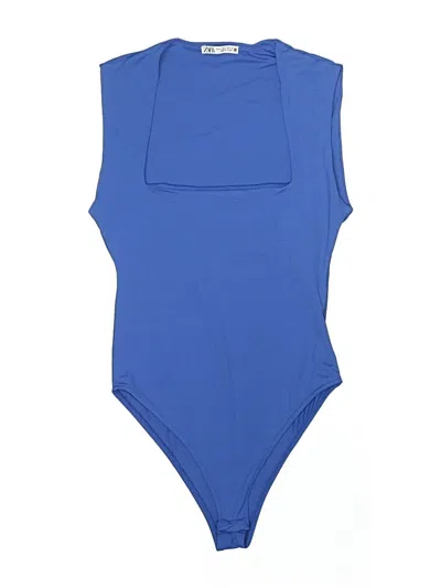 Pre-owned Zara Bodysuit In Blue
