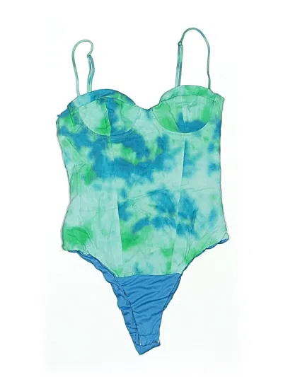 Pre-owned Zara Bodysuit In Blue