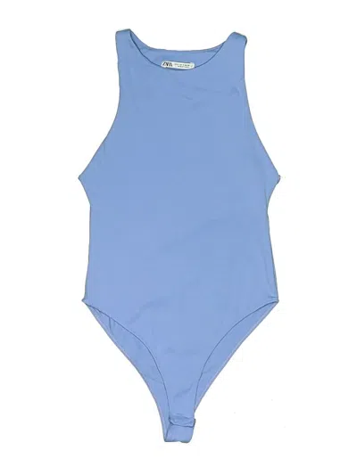 Pre-owned Zara Bodysuit In Blue