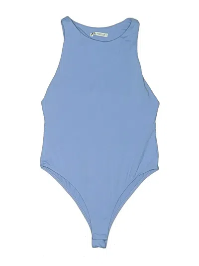 Pre-owned Zara Bodysuit In Blue