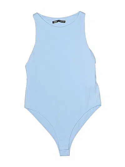 Pre-owned Zara Bodysuit In Blue