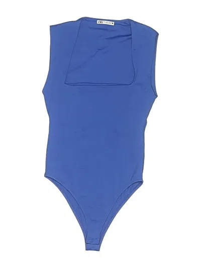 Pre-owned Zara Bodysuit In Blue