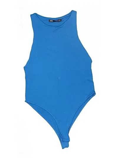 Pre-owned Zara Bodysuit In Blue
