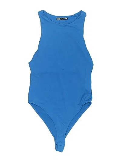 Pre-owned Zara Bodysuit In Blue