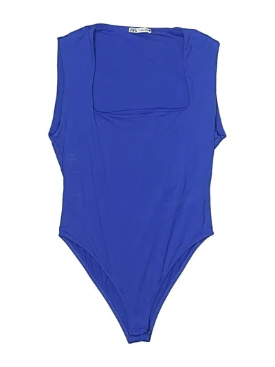 Pre-owned Zara Bodysuit In Blue