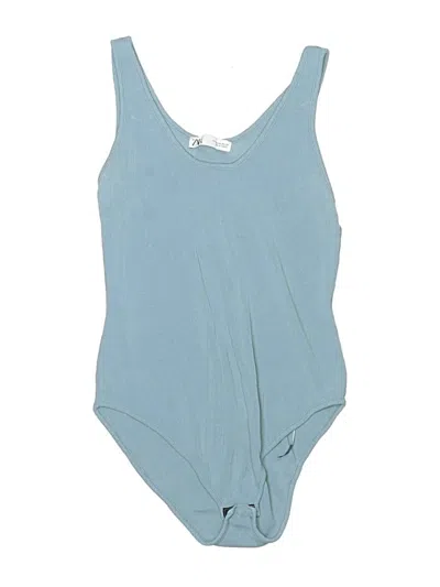 Pre-owned Zara Bodysuit In Blue